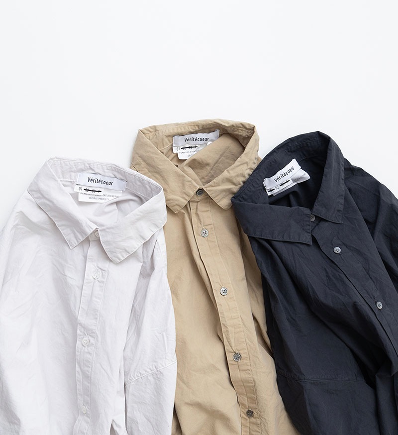 Veritecoeur ヴェリテクール  ユニセックスシャツ　VC-2658U SALE】<br>VC-2658U<br>ユニセックスシャツ - Back Number Sale