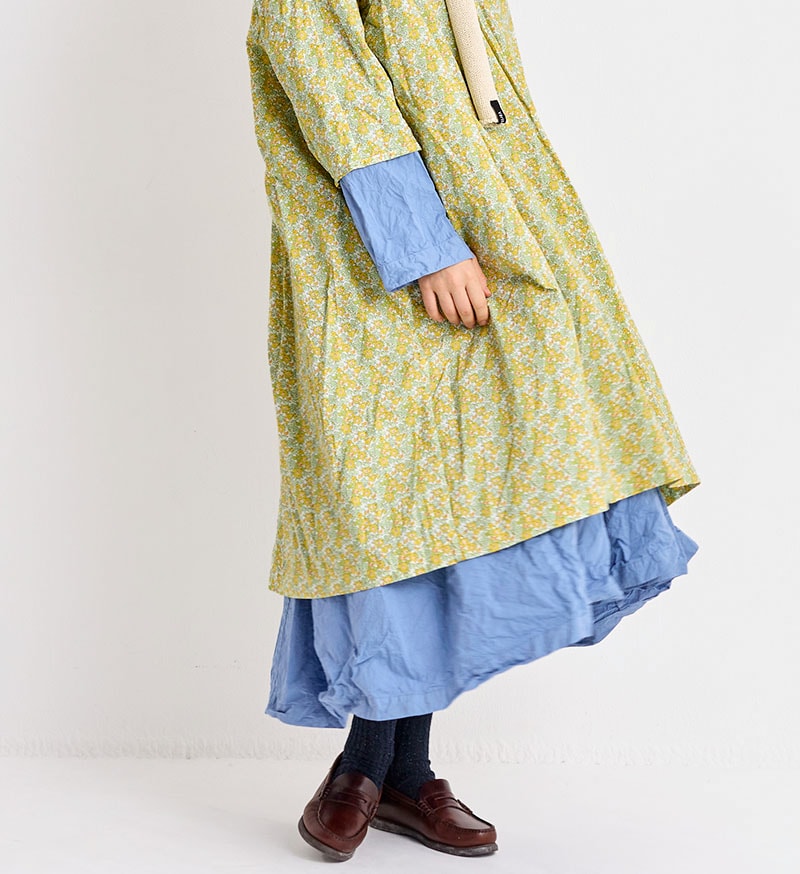 *VC-2755<br>リバティプリントスキッパーワンピース