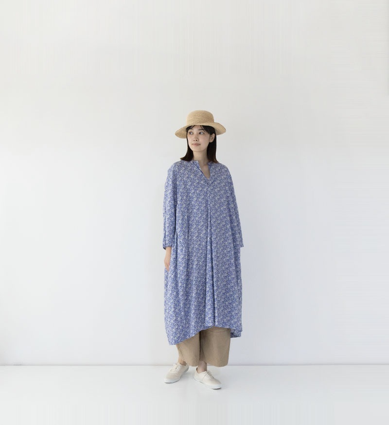 VC-2755<br>リバティプリントスキッパーワンピース - COLLECTION