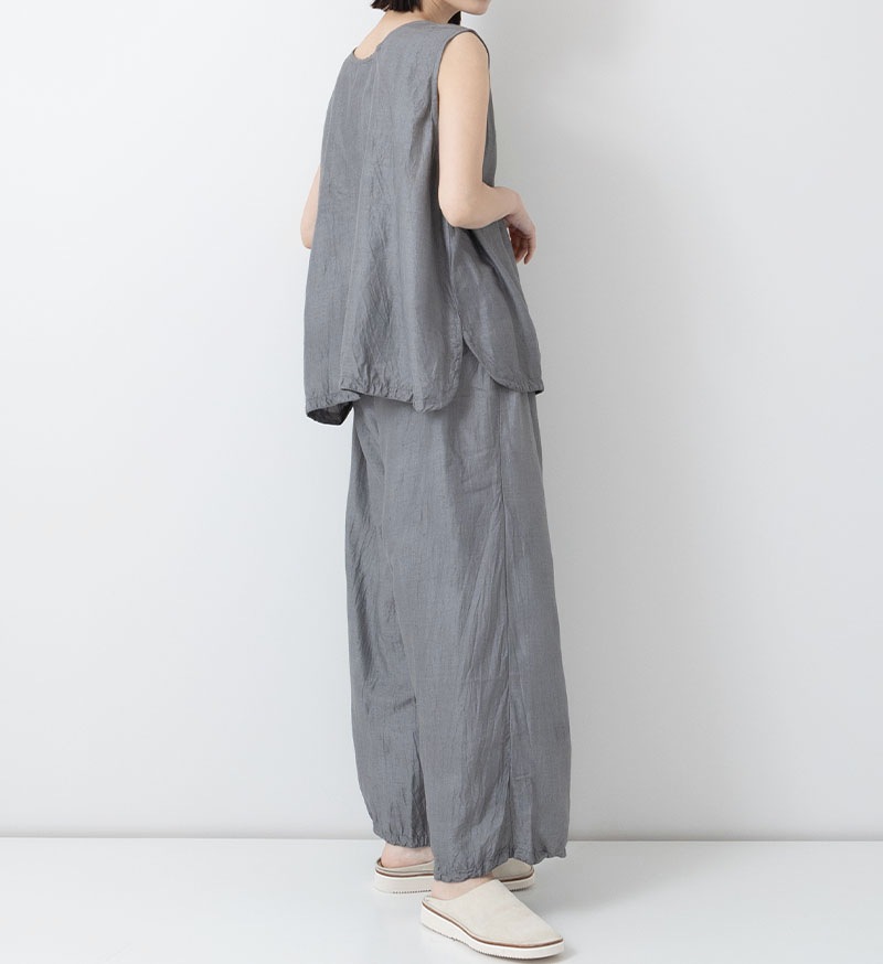 shirocon グレー ダブルボタン ノースリーブベスト 36 shirocon グレー ダブルボタン ノースリーブベスト 36 shirocon グレー