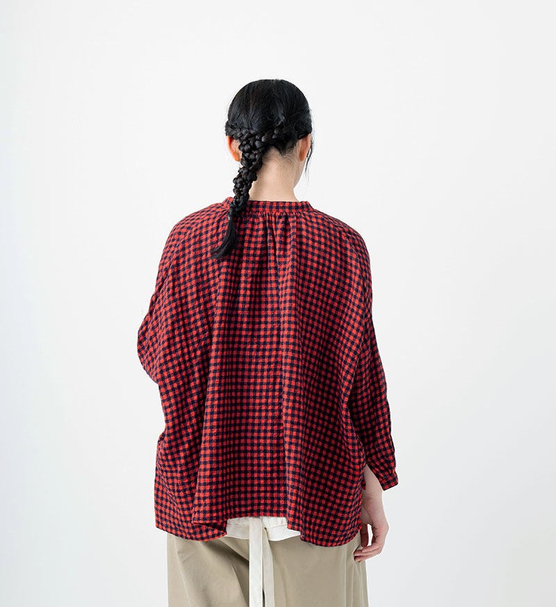 美品✨ビアズリー　ウシロチェックブラウス リネン 楽天市場】ビアズリー（シャツ・ブラウス｜トップス）：レディース