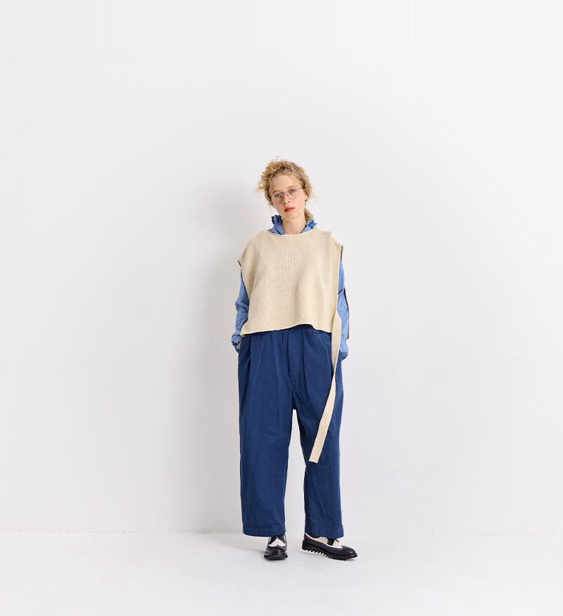 VC-2759 <br>ガーメントダイクロスバックオーバーオール - COLLECTION