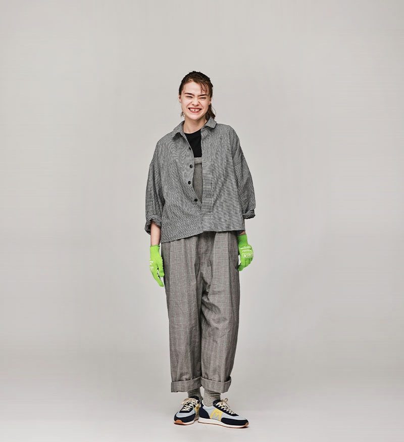 《CLUEL》×《 Veritecoeur》<br>CL-01<br>コンパクトシャツ / CHIDORI