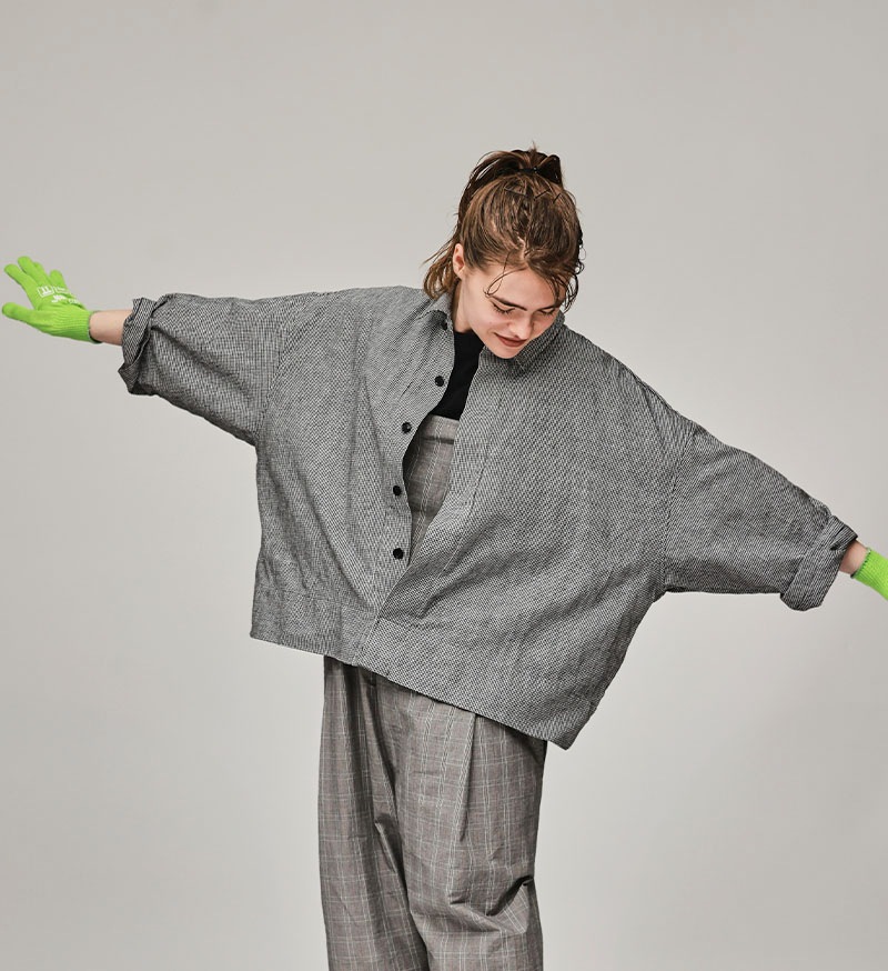 CLUEL》×《 Veritecoeur》<br>CL-01<br>コンパクトシャツ / CHIDORI