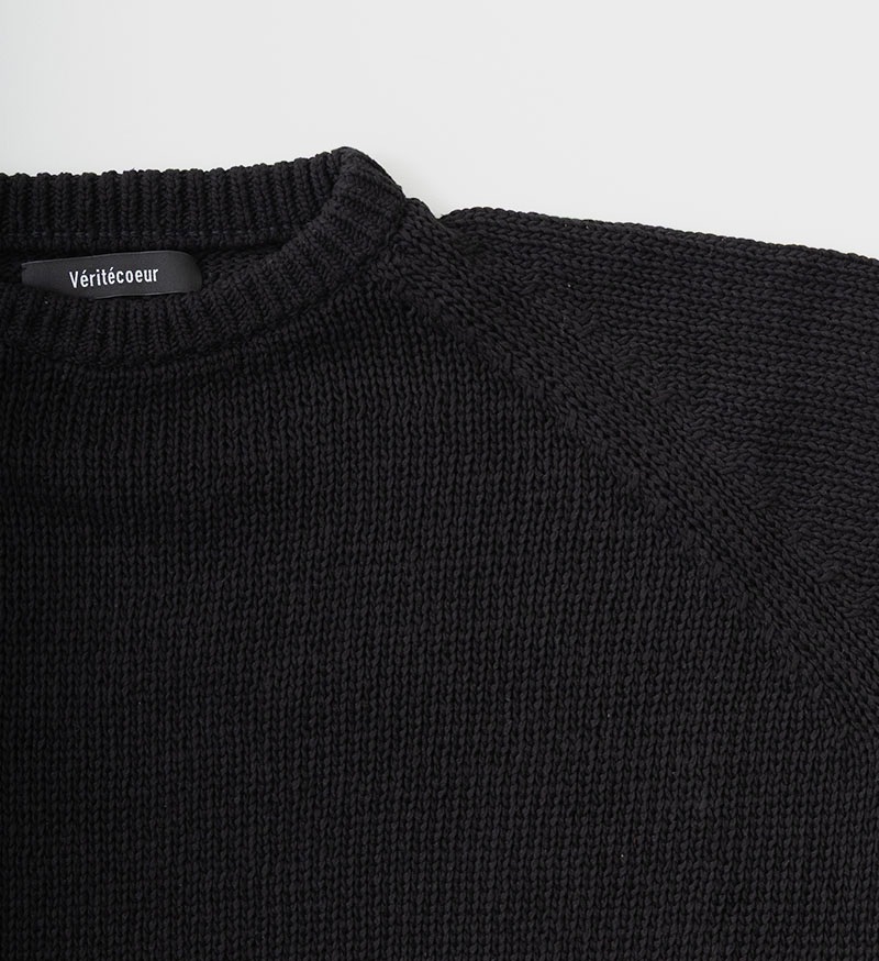 VCK-312<br>ラグランプルオーバーニット - COLLECTION - Veritecoeur