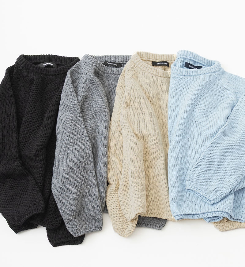VCK-312<br>ラグランプルオーバーニット - COLLECTION - Veritecoeur