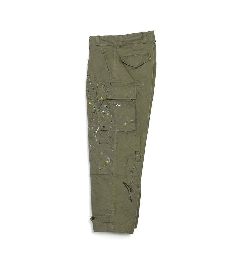 Veritecoeur カーゴパンツ ペイント Veritecoeur ペイントカーゴパンツ【パチスロ実機】4号機 大花火