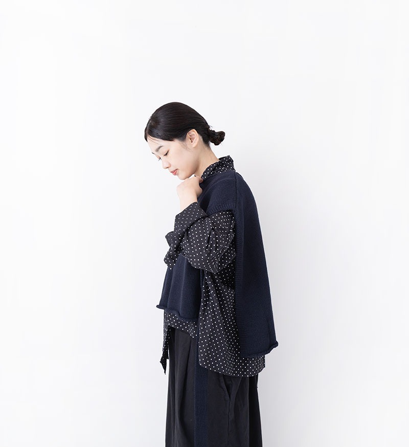 VCK-294<br>リボンニットベスト - COLLECTION - Veritecoeur(ヴェリテ
