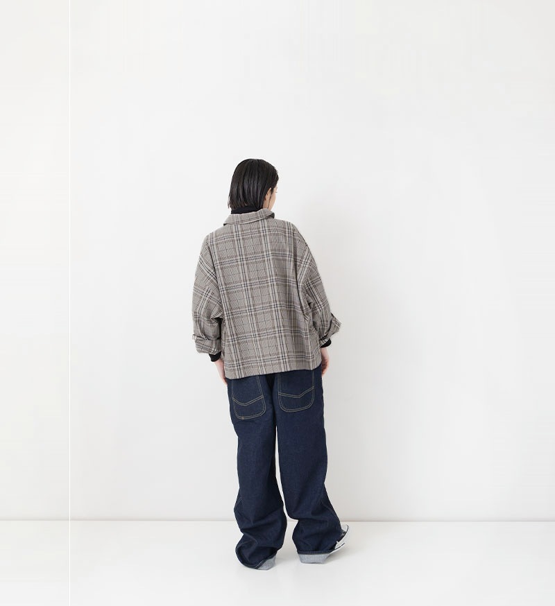 《CLUEL》×《 Veritecoeur》<br>CL-01<br>コンパクトシャツ / CHECK