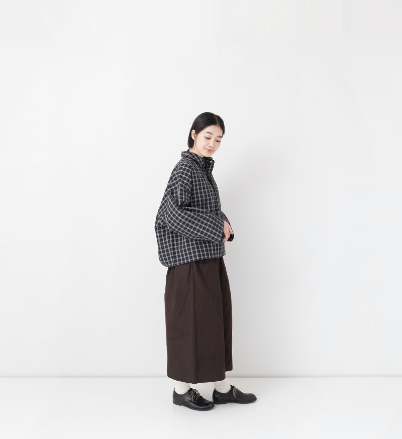 《CLUEL》×《 Veritecoeur》<br>CL-01<br>コンパクトシャツ / CHECK