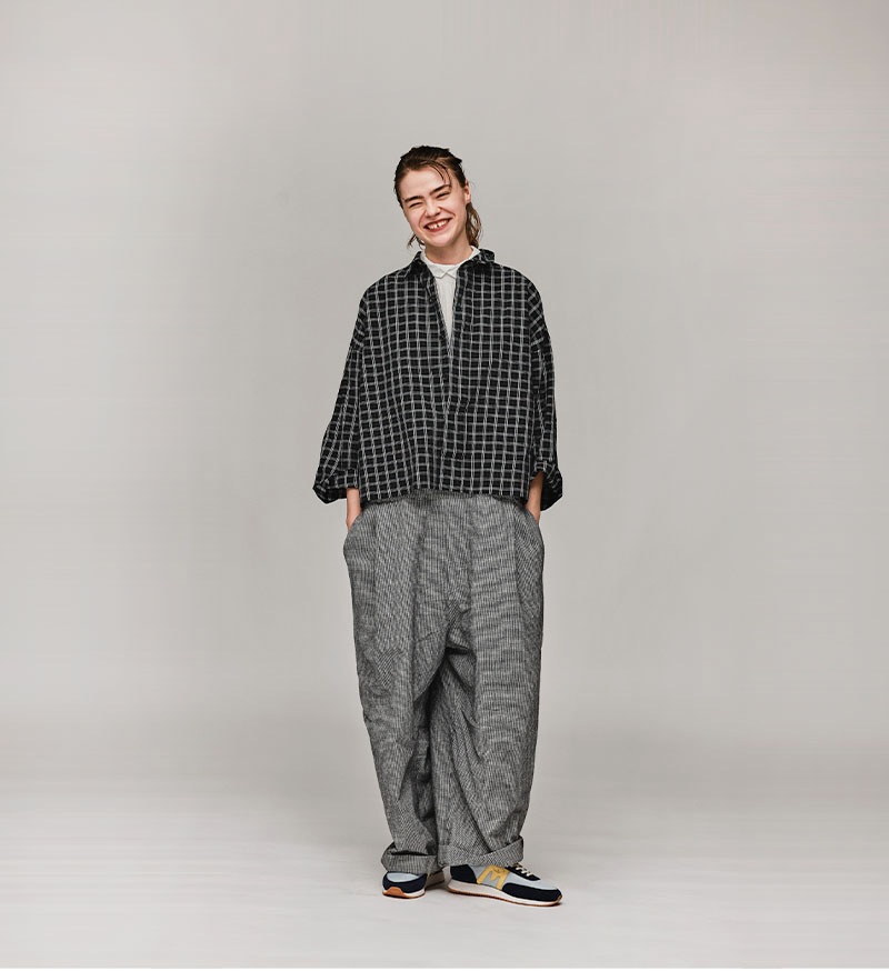 《CLUEL》×《 Veritecoeur》<br>CL-01<br>コンパクトシャツ / CHECK