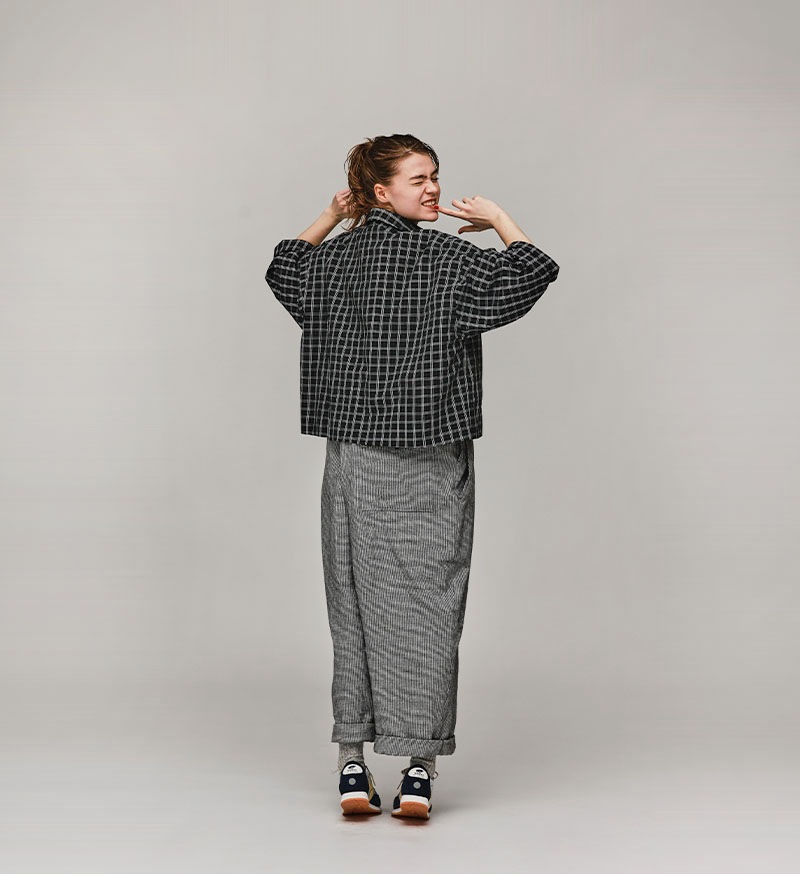 《CLUEL》×《 Veritecoeur》<br>CL-01<br>コンパクトシャツ / CHECK