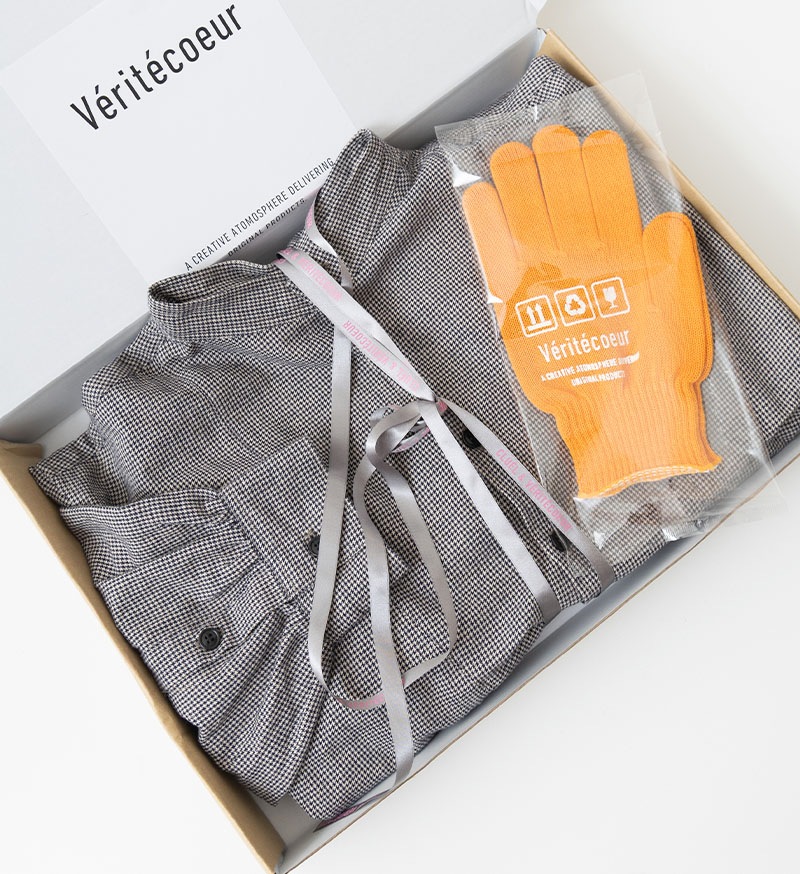 《CLUEL》×《 Veritecoeur》<br>CL-02<br>フロントヨークワンピース / CHIDORI