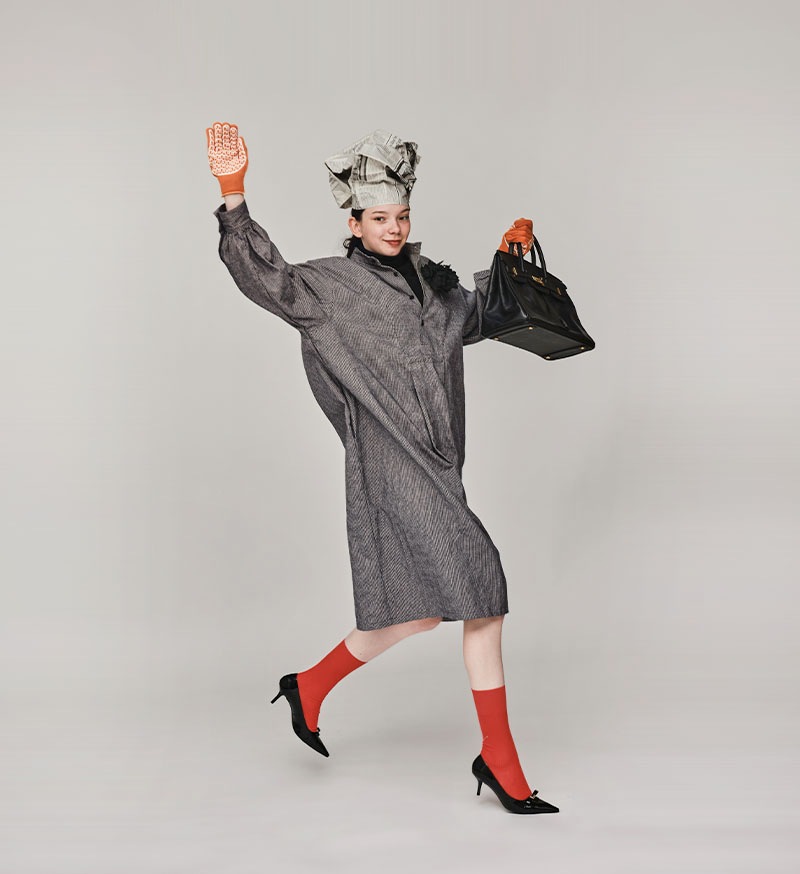 《CLUEL》×《 Veritecoeur》<br>CL-02<br>フロントヨークワンピース / CHIDORI