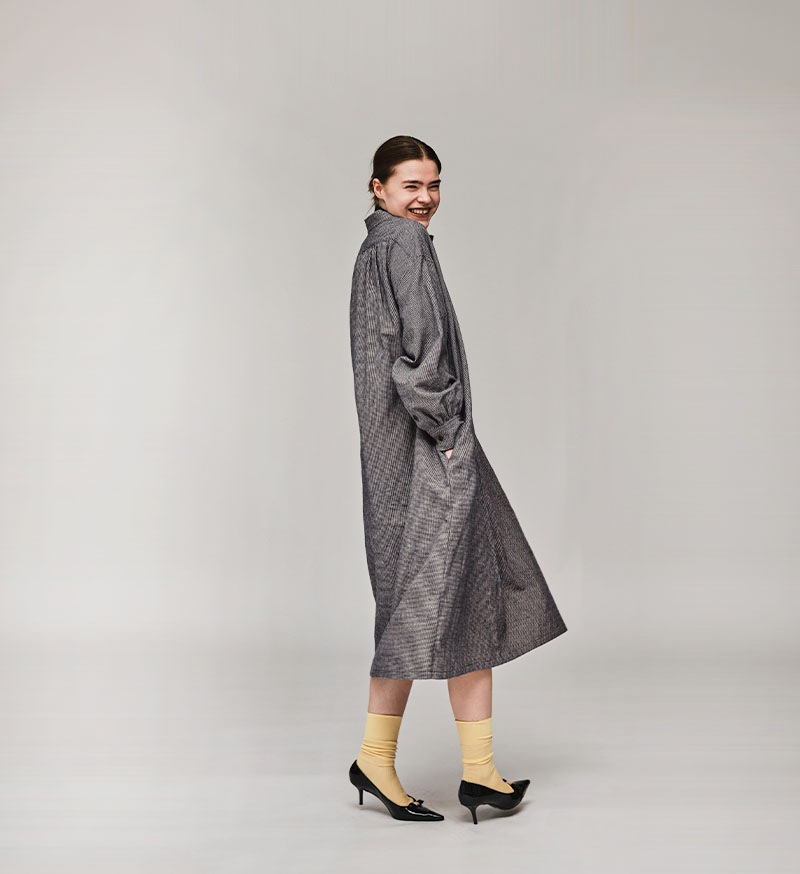 《CLUEL》×《 Veritecoeur》<br>CL-02<br>フロントヨークワンピース / CHIDORI