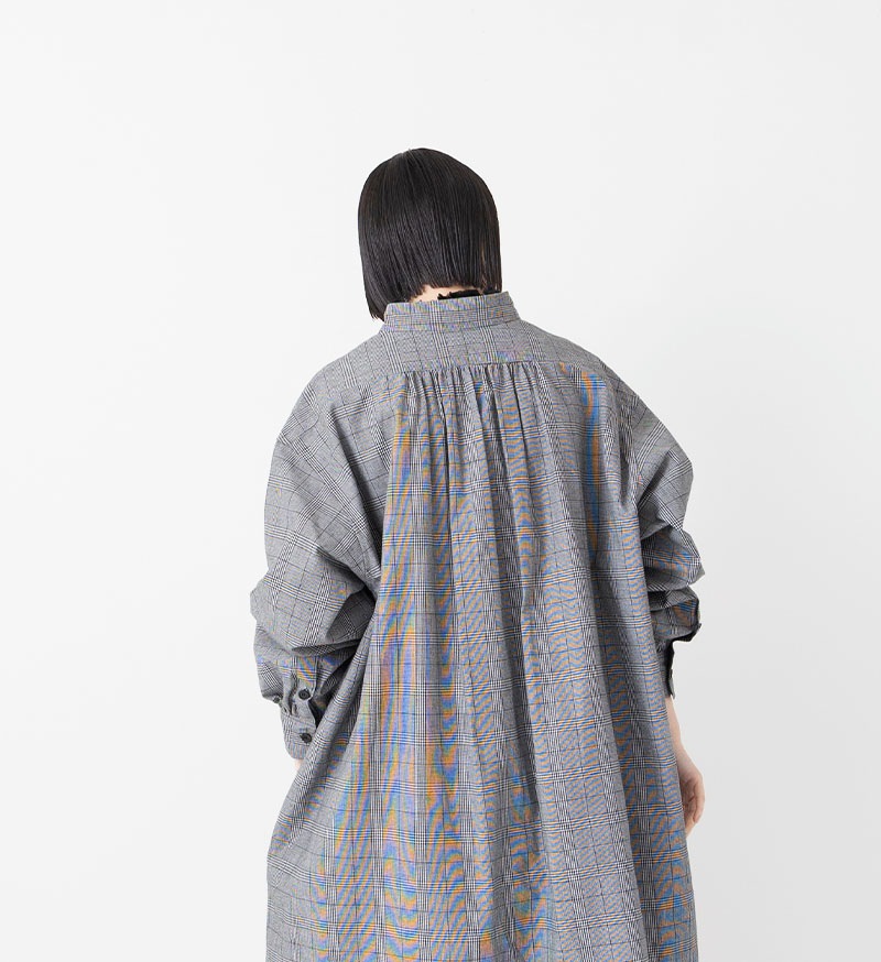 《CLUEL》×《 Veritecoeur》<br>CL-02<br>フロントヨークワンピース / CHECK