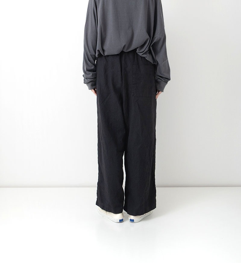 LTD-119 リネンボリュームタックパンツ