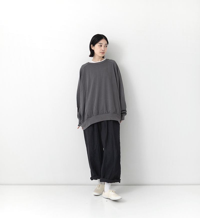 LTD-119 リネンボリュームタックパンツ