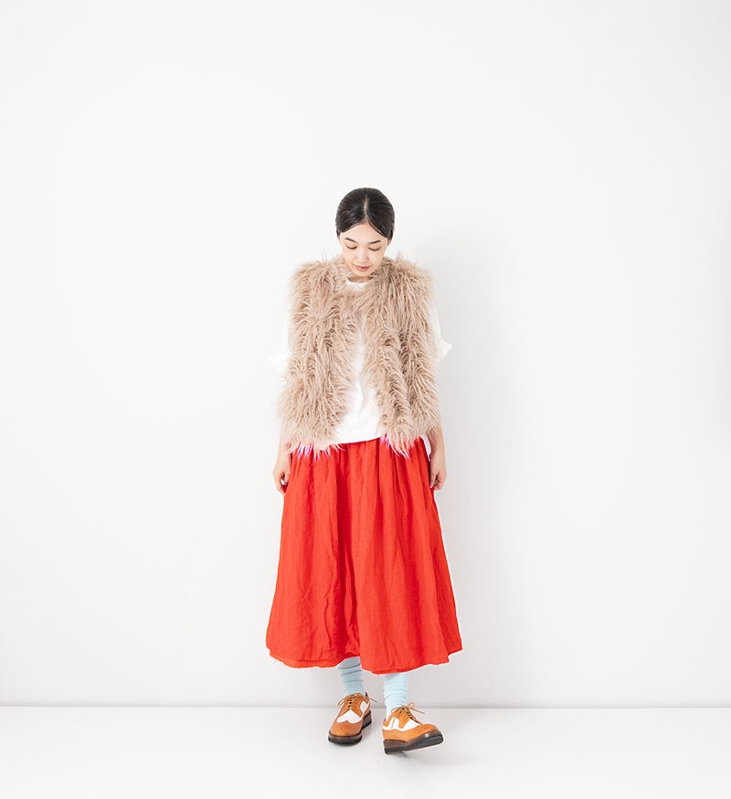 VC-2761<br>リネンリバーシブルスカート - COLLECTION - Veritecoeur