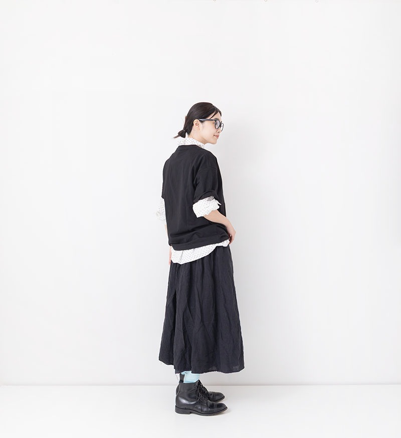 ＊VC-2761<br>リネンリバーシブルスカート
