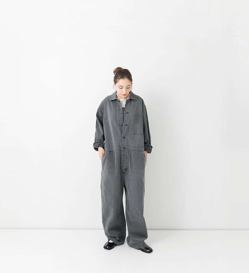 Lui's ルイス オールインワン フリー ダークグレー ジャンプスーツ SLY | CUT OUT TAILORED ジャンプスーツ (オールインワン ) |SHEL'TTER