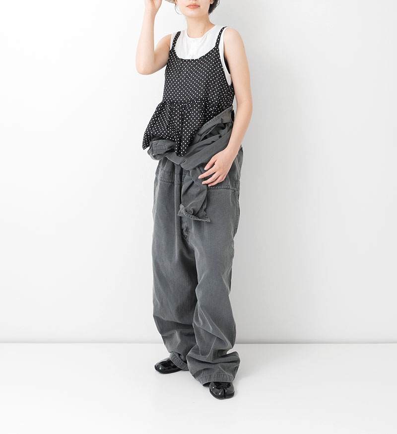 ★新品・未使用☆freckle ジャンプスーツ　グレー　コットン　韓国 LTD-191<br>メカニクスジャンプスーツ - FEATURE - Veritecoeur