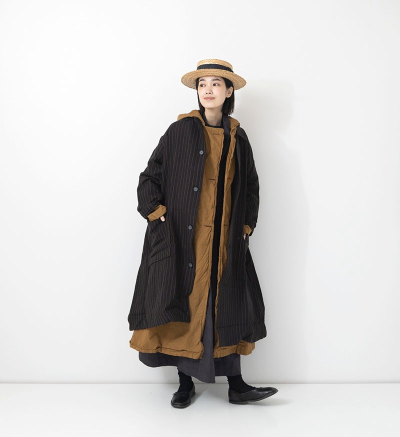 【SALE】 NT-045 ウールリネンコート
