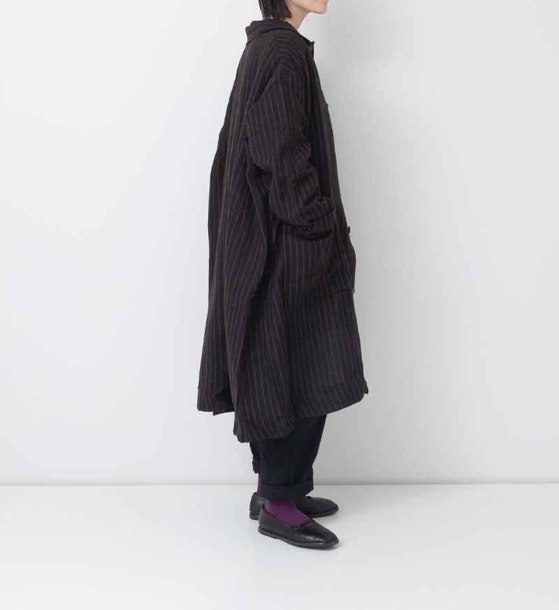 【SALE】 NT-045 ウールリネンコート