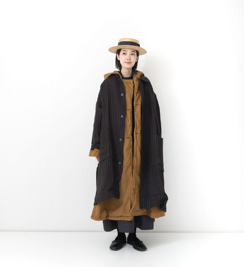 【SALE】 NT-045 ウールリネンコート
