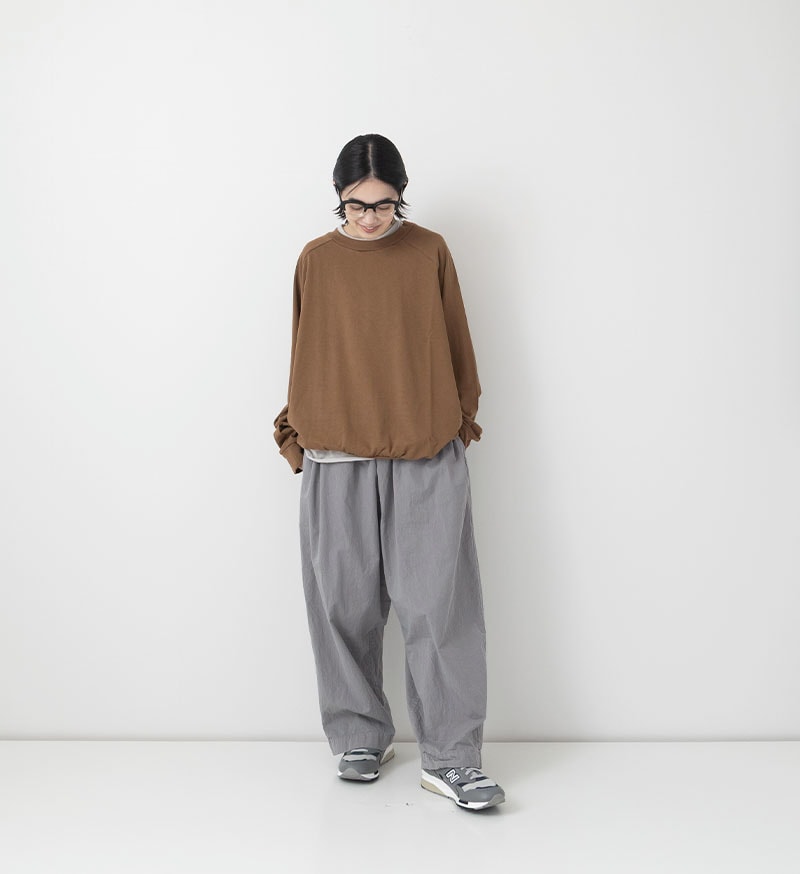 Veritecoeur ヴェリテクール タックパンツ グリーン ストライプ LTD-048<br>ボリュームタックパンツ - Limited - Veritecoeur