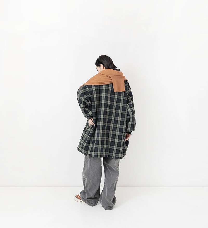 《CLUEL》×《 Veritecoeur》<br>CL-03<br>ショートコート / CHECK