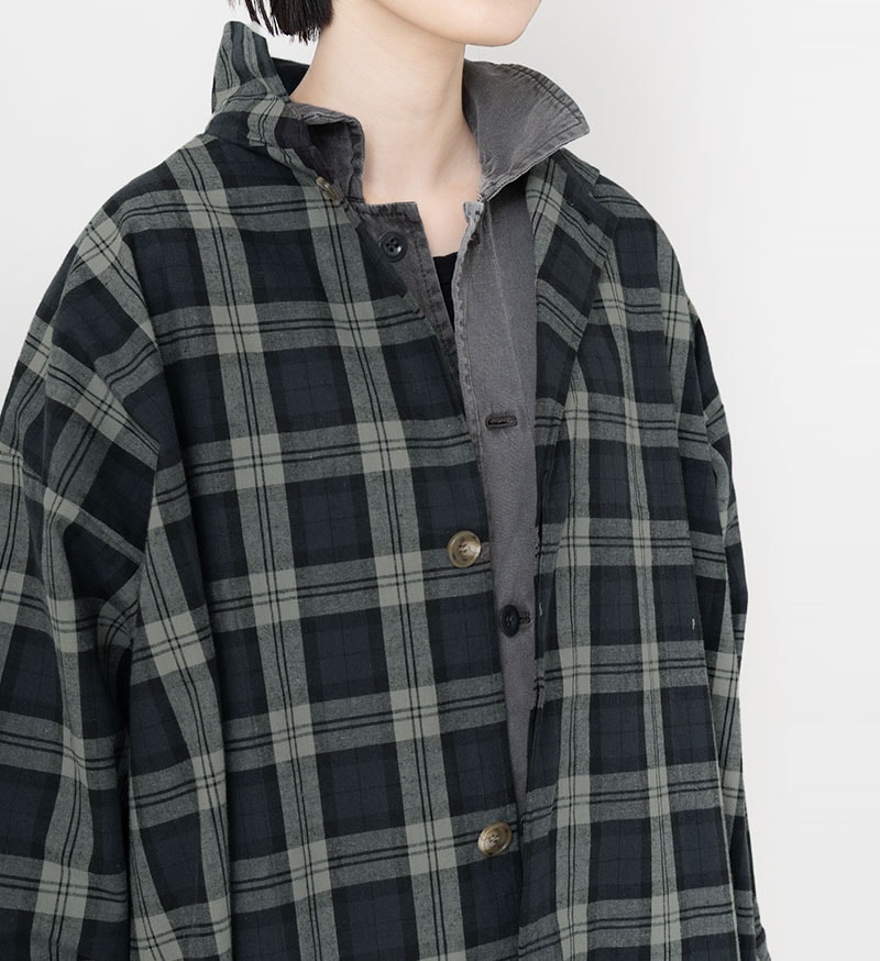 《CLUEL》×《 Veritecoeur》<br>CL-03<br>ショートコート / CHECK