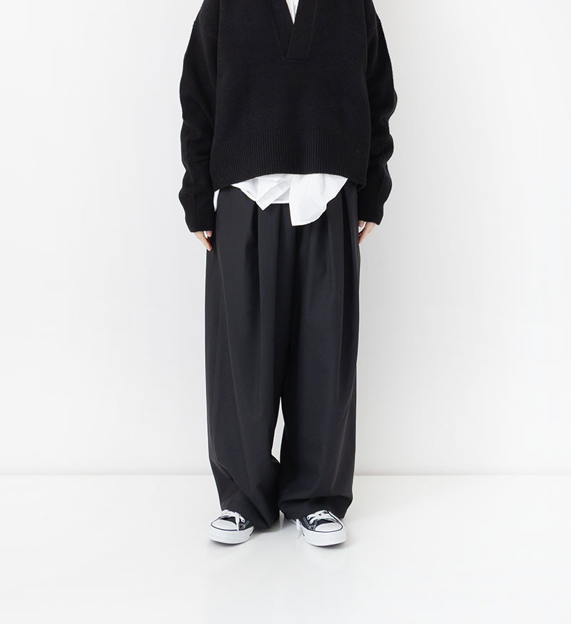 BRIEFING × WILL LOUNGE カットイージーパンツ ブラック L 1.jpg