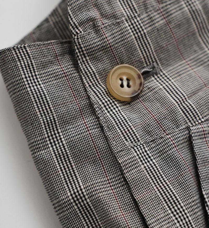 《CLUEL》×《 Veritecoeur》<br>CL-04<br>クロスバックオーバーオール / CHECK