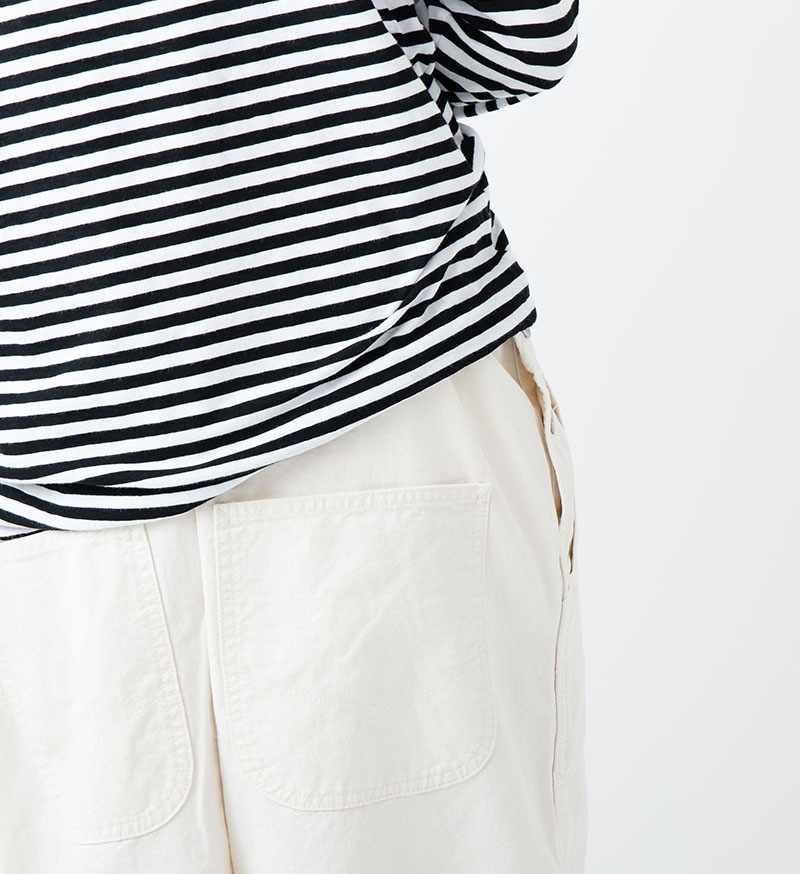 ST-068BD<br>強撚天竺クルーネックロングスリーブ / BLKBD