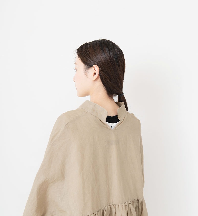 LTD-178<br>リネンコットンスキッパーワンピース - Limited