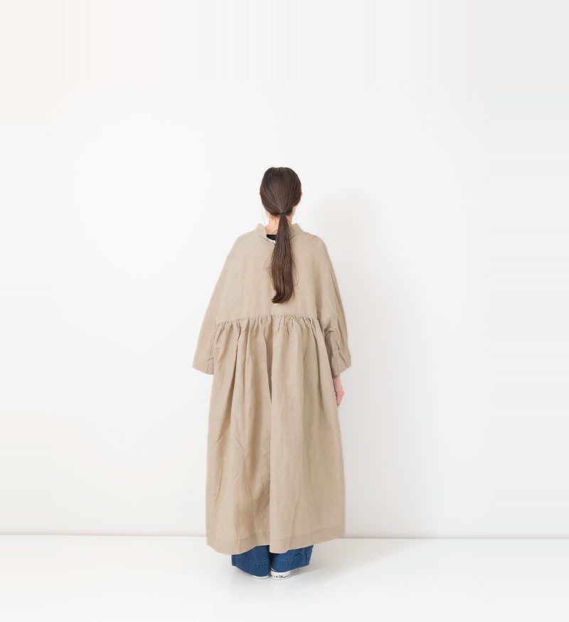 LTD-178<br>リネンコットンスキッパーワンピース - Limited