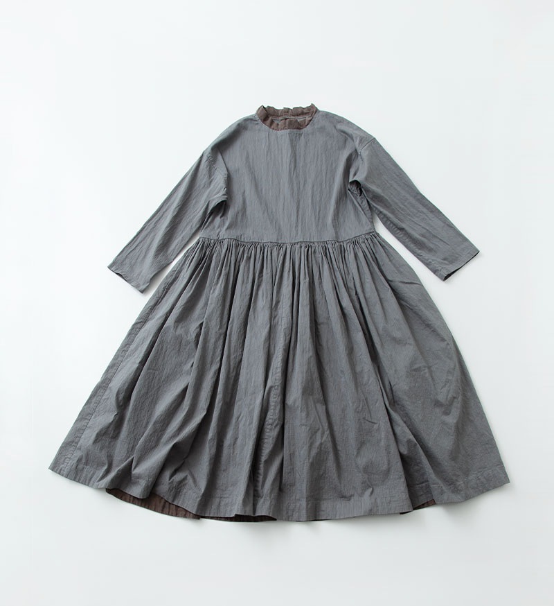 【たけちゃん】Veritercoeur 2wayワンピース　カーキグレー 中古・古着通販】Veritecoeur (ヴェリテクール) ワンピース リネン2WAY