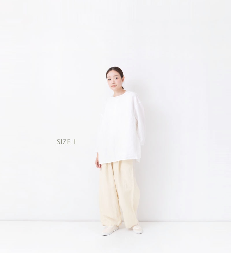 だめ子　専用　パンツ　エクリュ　38 イージーケアサイドラインパンツ(ロングパンツ)｜パンツ｜emmi（エミ