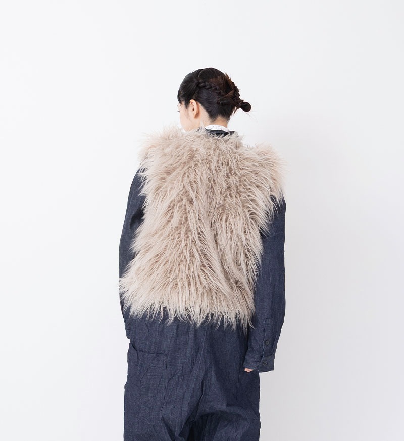 ウィアード weirdo ファーベスト Amazon | [WEIRDO] YETI - VEST (BLACK) ウィアード フェイクファー