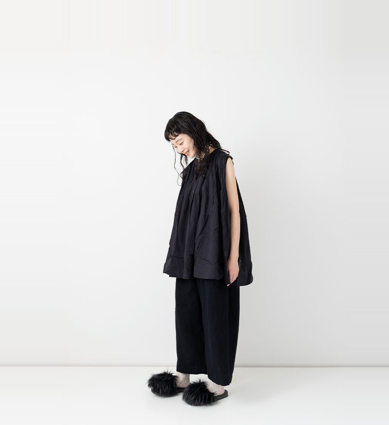 ONLINE STORE 限定》<br>NT-128 フォーマルパンツ / BLACK - BASIC