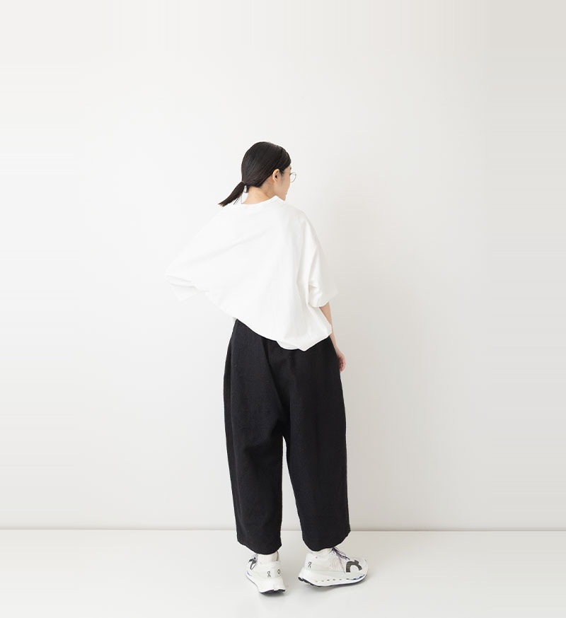 【全て新品】Win Velence パンツ＆Tシャツ豪華2点セット ブラック パール付ブラウスワイドパンツセットアップ - ベルーナ【公式】