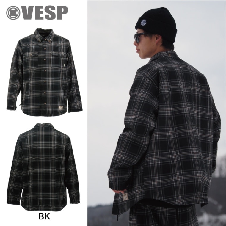 スノーボード VESP Twoway Work Shirts Jackett VPMJ1043 VESP べスプ Twoway Work Shirts Jacket VPMJ1043 ワークシャツ