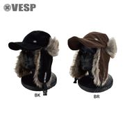 Corduroy Fur Warm Cap