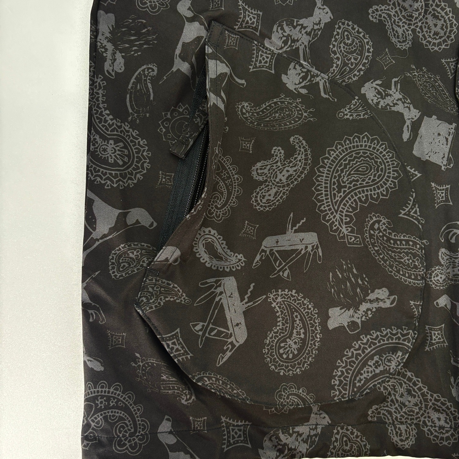 Animal Paisley Work Shirts Jacket