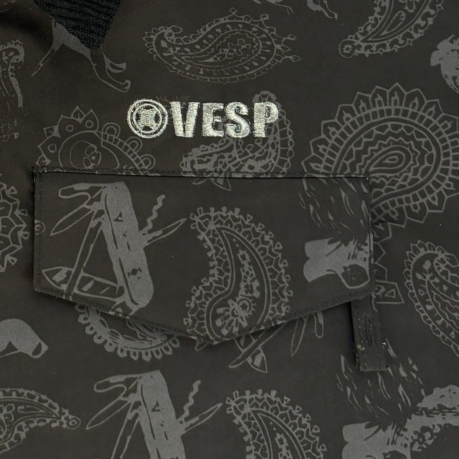 Animal Paisley Work Shirts Jacket