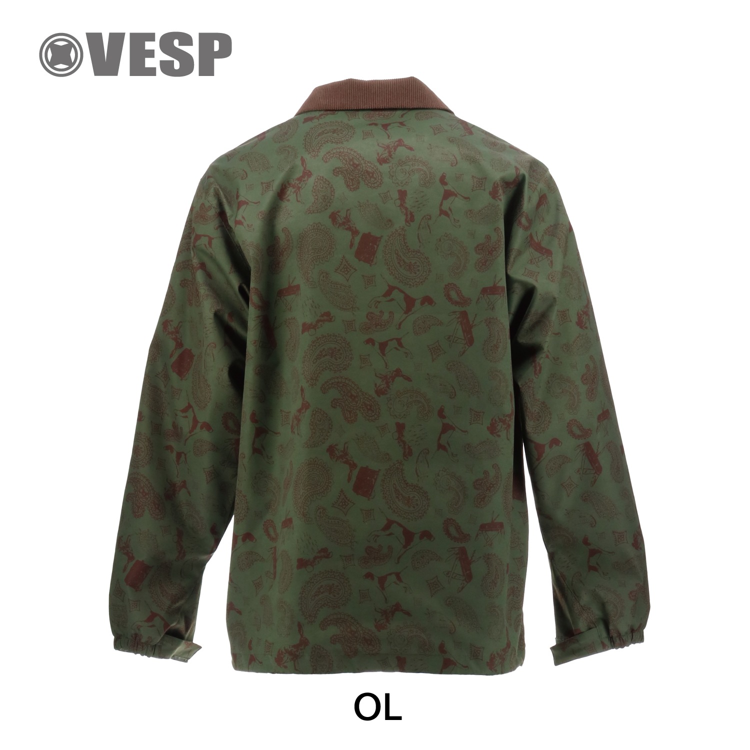 Animal Paisley Work Shirts Jacket
