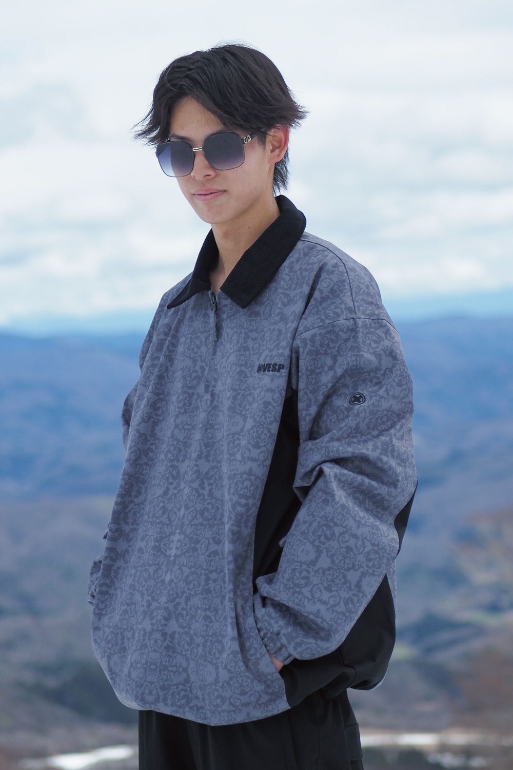 Arabesque Halfzip Shirts Jacket