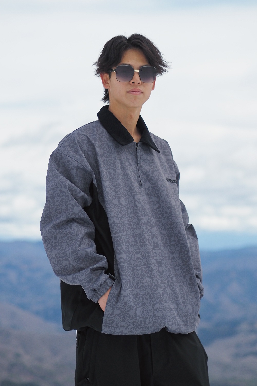 Arabesque Halfzip Shirts Jacket