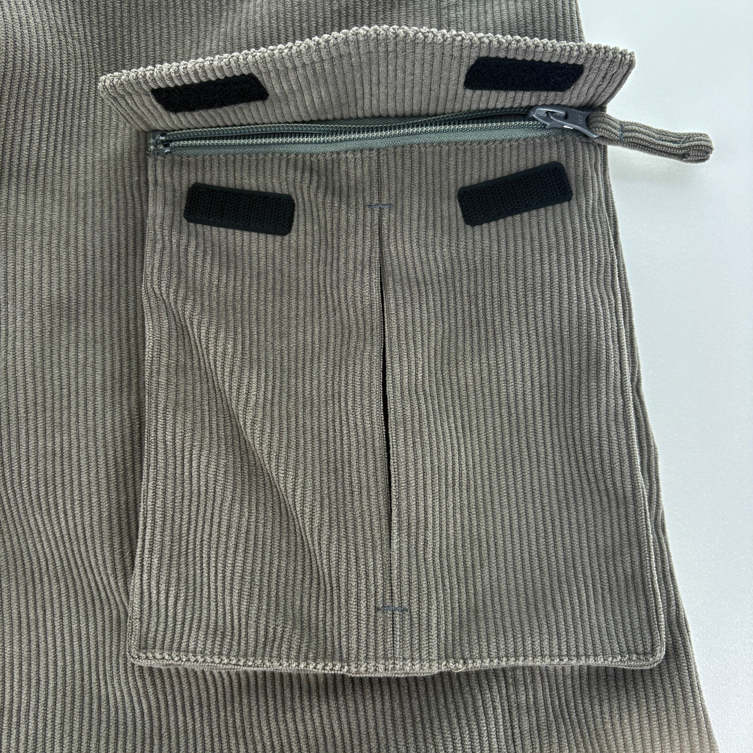 Corduroy Wide Jogger Cargo Pants